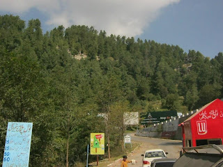 toll plaza on the way to Mushk Puri