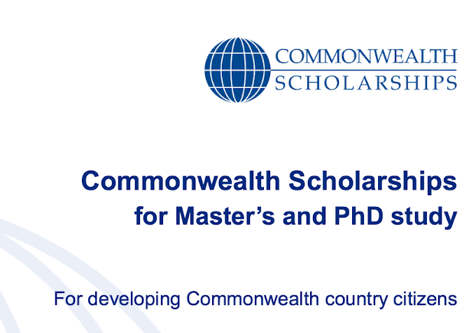 Commonwealth Scholarships (Masters & PhD) in UK for Developing Countries 2018 (FULLY FUNDED)