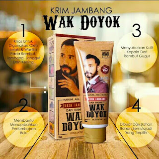 Jual Wak doyok cream Membantu menebalkan alis.