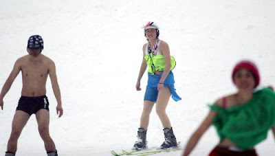 Swimsuit Skiing Carnival Held In China Seen On www.coolpicturegallery.net
