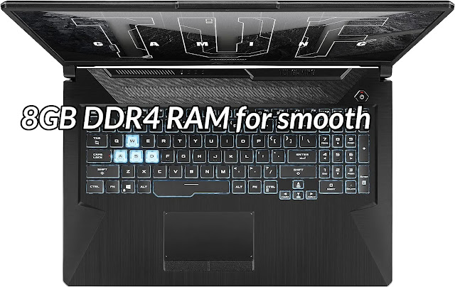 8GB DDR4 RAM for smooth multitasking