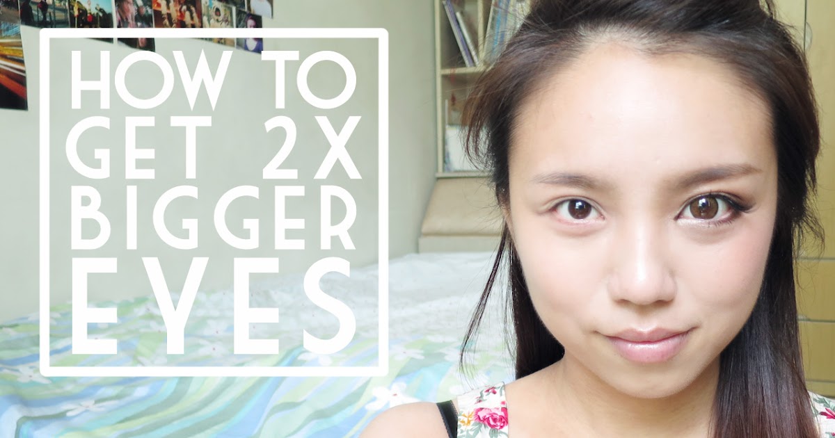 HOW TO enlarge your eyes with makeup! (with video tutorial 