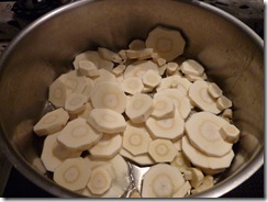 Pastinaken Topf