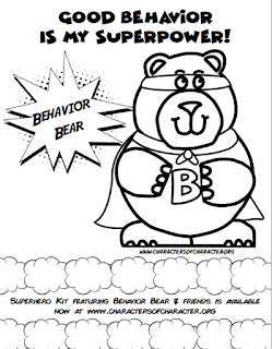 Free Coloring Page For Kids About Character Building