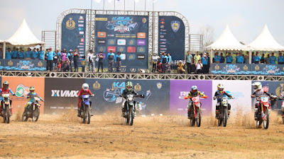 Kodiklatal Meriahkan Kejurnas Grasstrack Motorcross Supertrack Championship Kasal Cup di Mojokerto