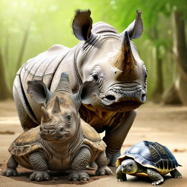 The Best Photoshop Hybrids images - Rhino - Turtle