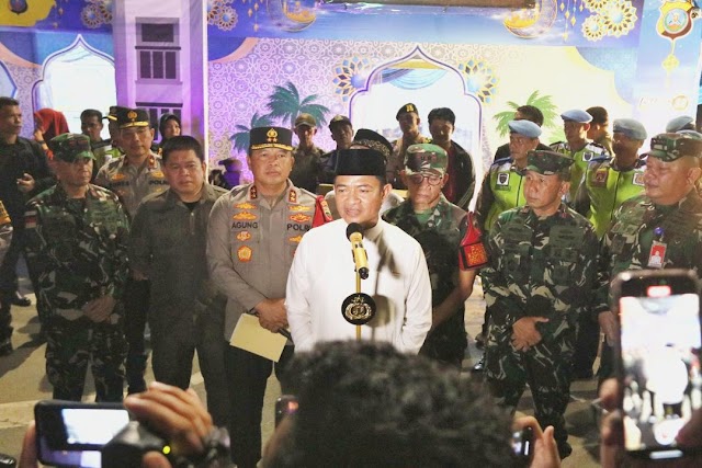 Pj Gubenur dan Forkopimda Sumut Pantau Pos Pengamanan Terpadu