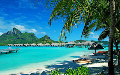 Bungalows en las playas paradisiacas de Hawaii