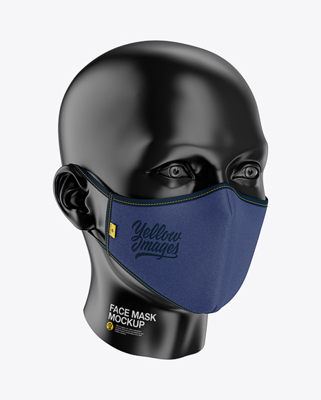 Download Face Mask Mockup PSD Template - Face Mask Mockup. Stay ...