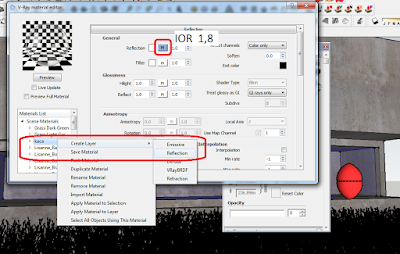 setting msterisl kaca vray sketchup