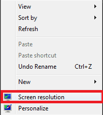 screen resolution