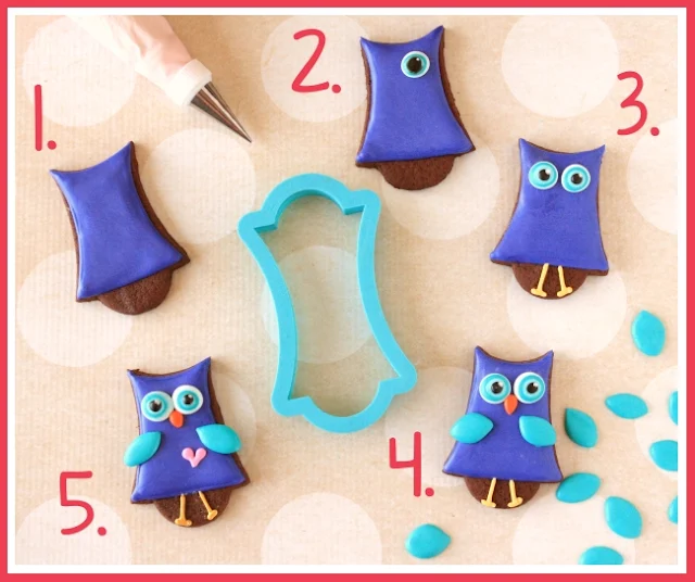 How to Make Decorate Owl Cookies