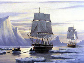 Los barcos HMS Erebus y HMS Terror