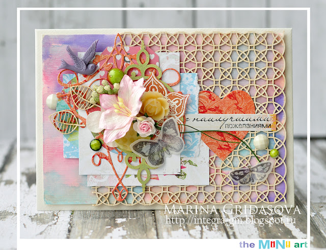 best wishes | The Mini-Art DT @akonitt #giftenvelope #envelope #scrap #scrapbooking #by_marina_gridasova