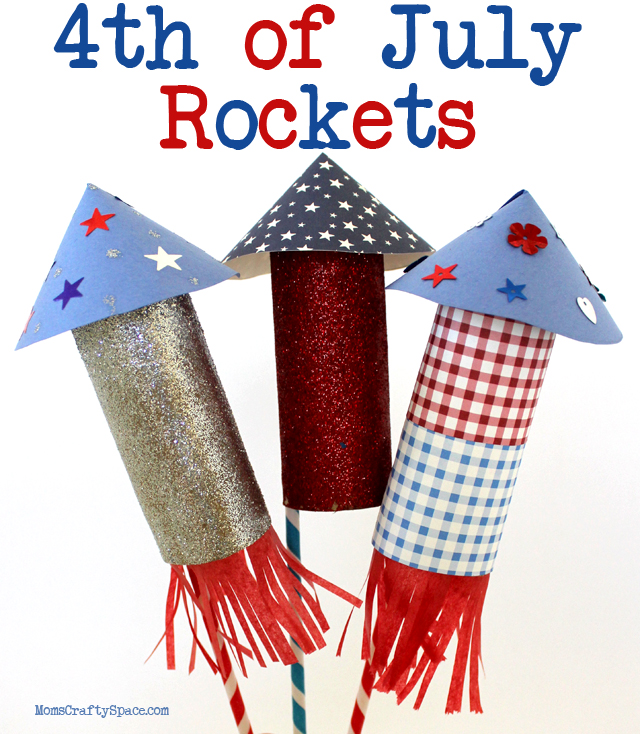 independence creative day ideas for craft 4th Happiness Homemade Craft: is Kids Rockets   July of