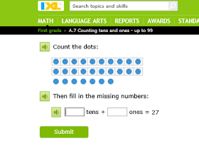 http://www.ixl.com/math/grade-1/counting-tens-and-ones-up-to-99