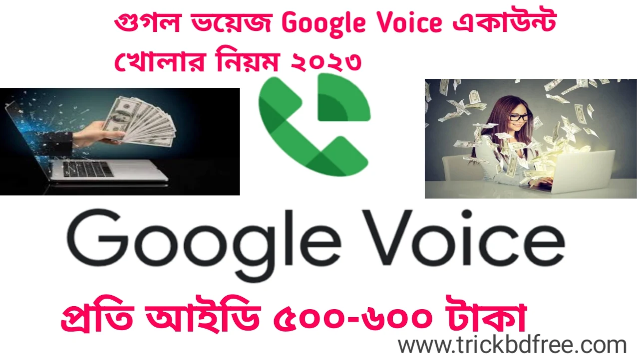 গুগল ভয়েজ Google Voice আইডি বিক্রয় করে ইনকাম  গুগল ভয়েজ Google Voice কি? গুগল ভয়েজ Google Voice একাউন্ট দিয়ে কি করে?