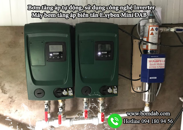 Tăng áp lực tự động dễ dàng với máy bơm tăng áp biến tần Esybox DAB