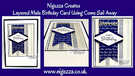 Nigezza Creates with Stampin' Up! Come Sail Away Male Birthday Card