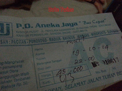 Tiket Bus Pacitan - Surabaya
