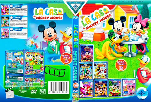 La Casa De Mickey Mouse Vol.18 7En1 DVD COVER PACK