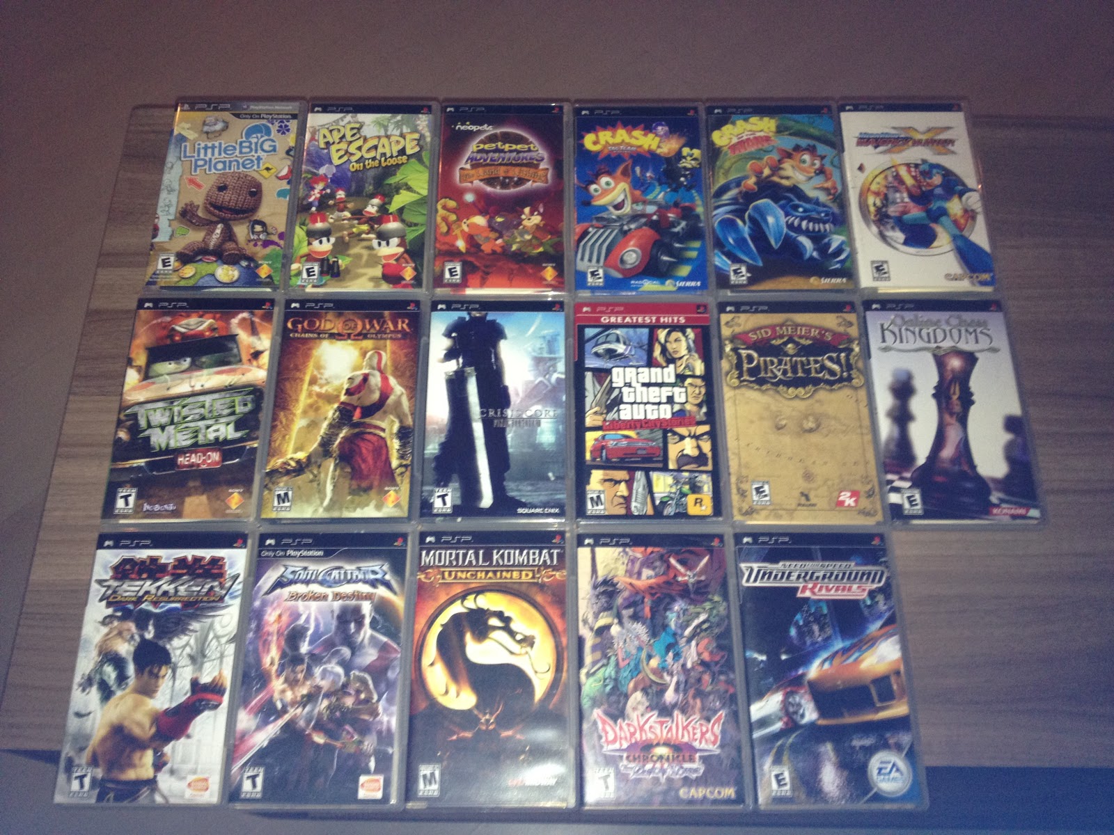 Matthew's Blast Collection!!!: My PSP Collection