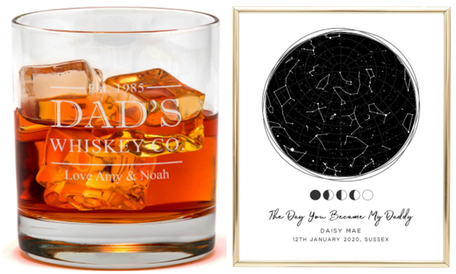 Whisky glass and print