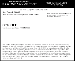 New York And Company coupons for february 2017