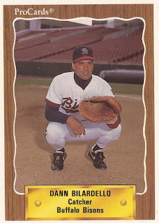 Dann Bilardello 1990 Buffalo Bisons card