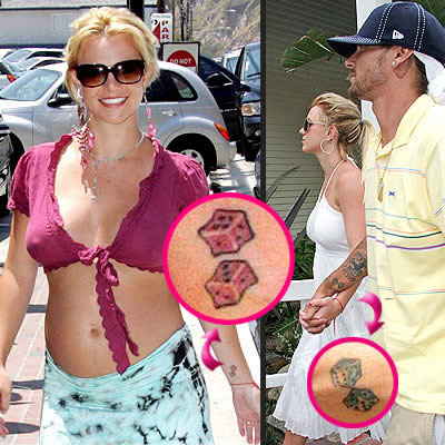 britney spears new tattoo