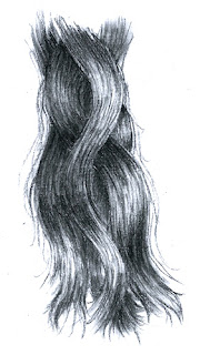 drawing of hair