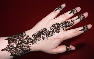 Arabic mehndi designs photo