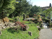 . donated a Japanese garden, which is now connected to the rose garden by .
