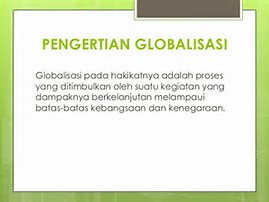 Dampak Globalisasi Terhadap Bahasa Indonesia - Wawasan 