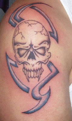 Tribal Skull Tattoos for Men