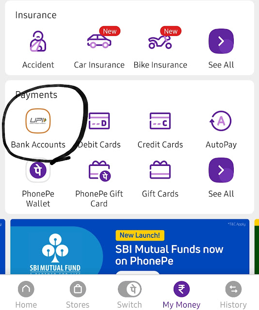 how to reset upi pin in phonepe