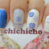 Blue Chanel Water Decal Nail Art BLE2093