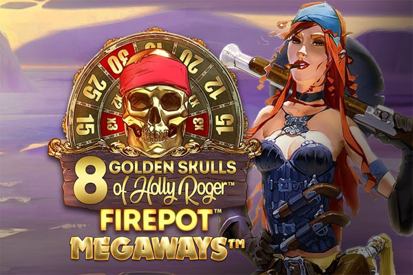 Main Gratis Slot Demo 8 Golden Skulls of Holly Roger Megaways Microgaming