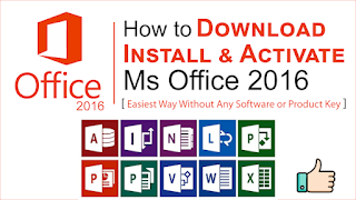 Activate MS Office 2016 Permanently