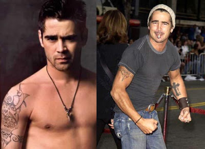 Colin Farrell Tattoos design