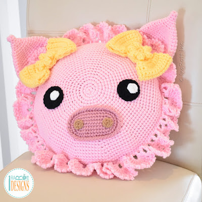 Pig Pillow Crochet Pattern