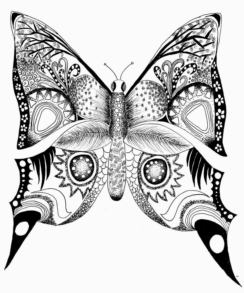 Download butterfly butterflies coloring pages coloring ...