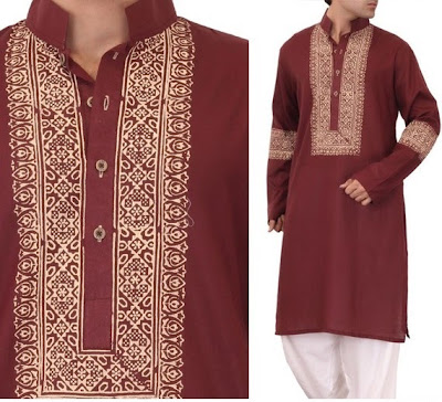 Best Stylish Pakistani Kurtas For Men Eid Collection 2013