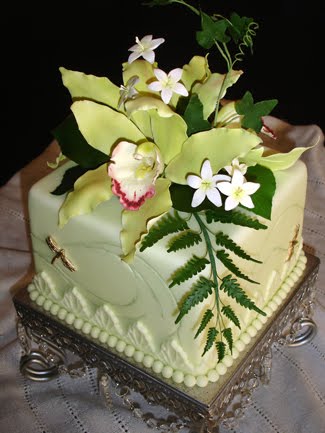 Wedding Cakes With Orchids