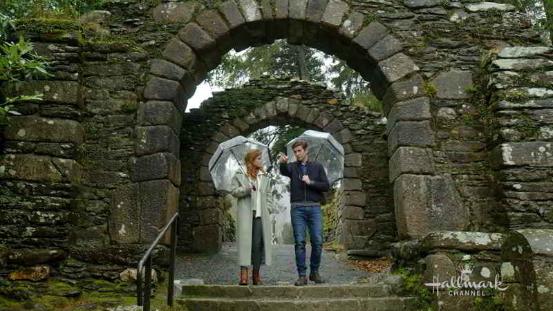 Filming on location in Glendalough