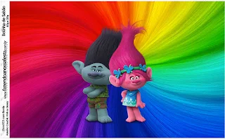 Trolls Free Printable  Labels.