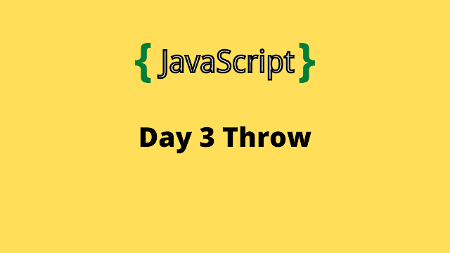 HackerRank Day 3: Throw 10 days of javascript solution