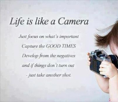 Life is like a camera