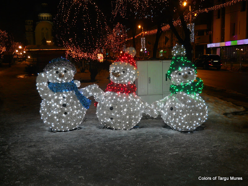 Luminile din centrul orasului