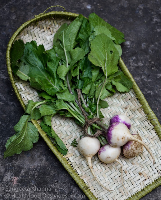 turnips with leaves